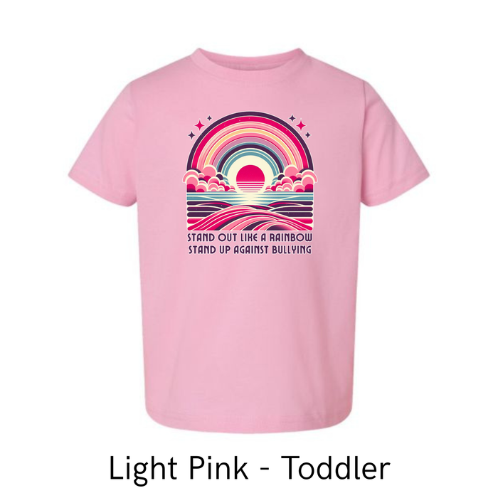 Stand out like a rainbow design