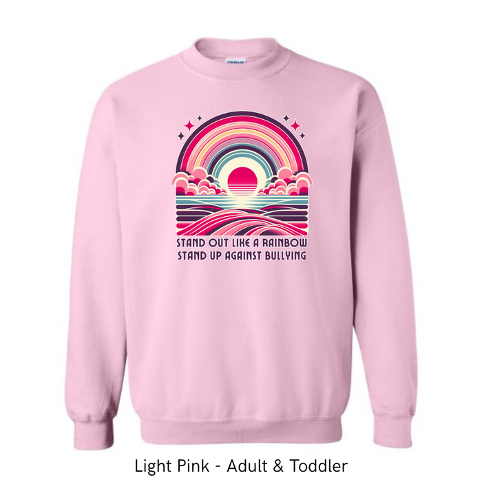 Stand out like a rainbow design