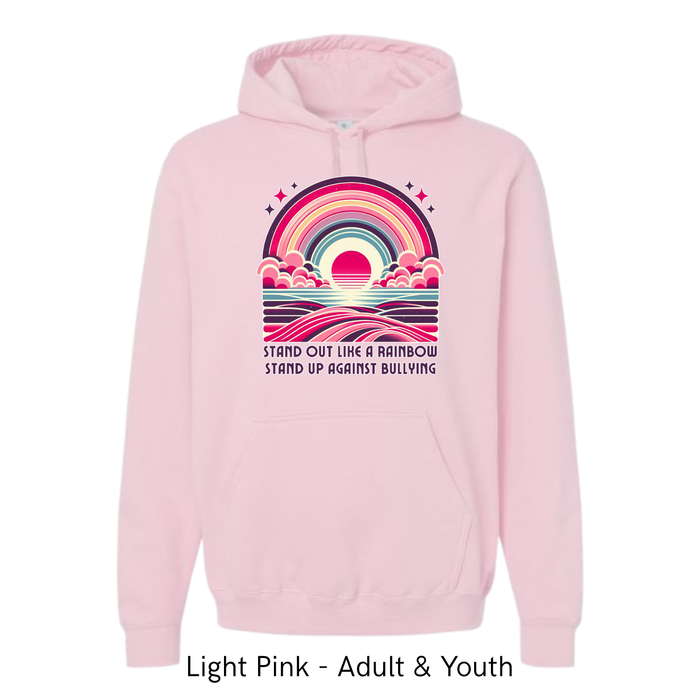 Stand out like a rainbow design
