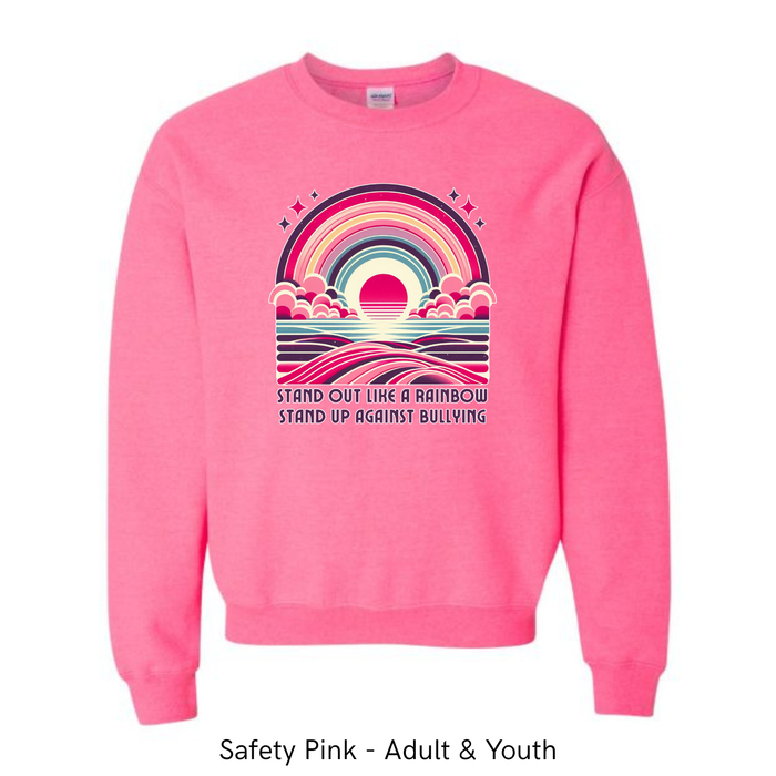 Stand out like a rainbow design