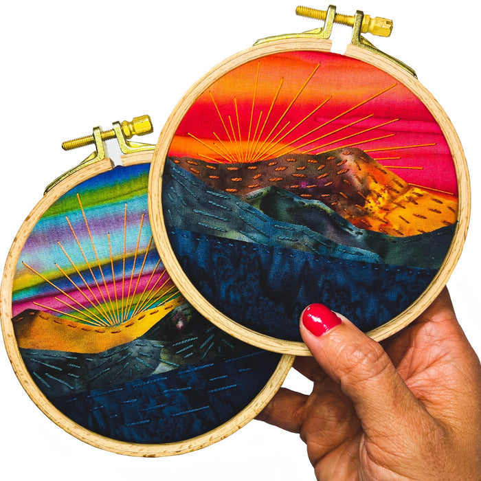 Sunset Running Stitch Kit | Needle OR Thread