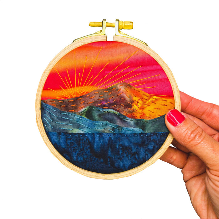 Sunset Running Stitch Kit | Needle OR Thread