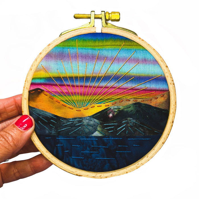 Sunset Running Stitch Kit | Needle OR Thread