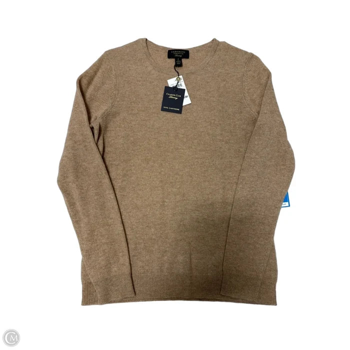 Sweater By Charter Club In Tan, Size: S
