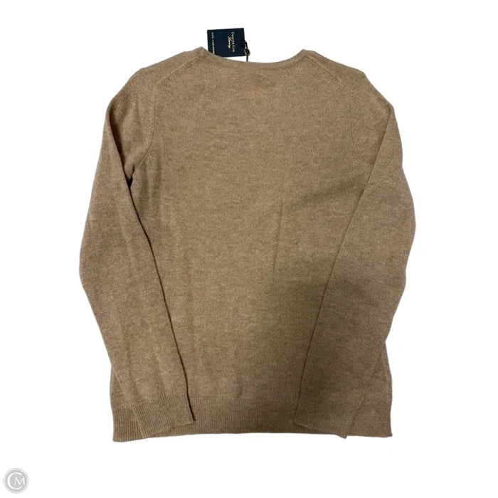 Sweater By Charter Club In Tan, Size: S