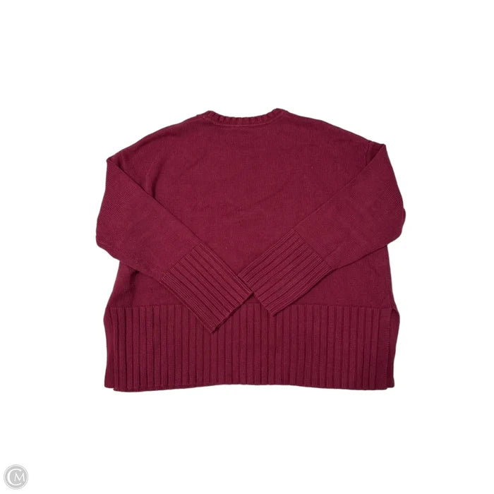 Sweater By Gap In Maroon, Size: M