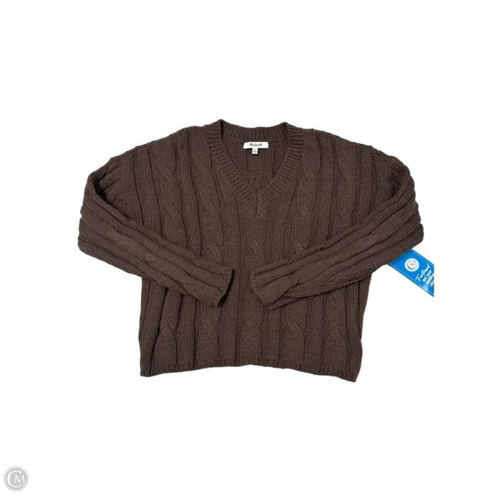 Sweater By Madewell In Brown, Size: Xs
