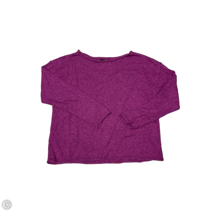 Sweater By Talbots In Purple, Size: L