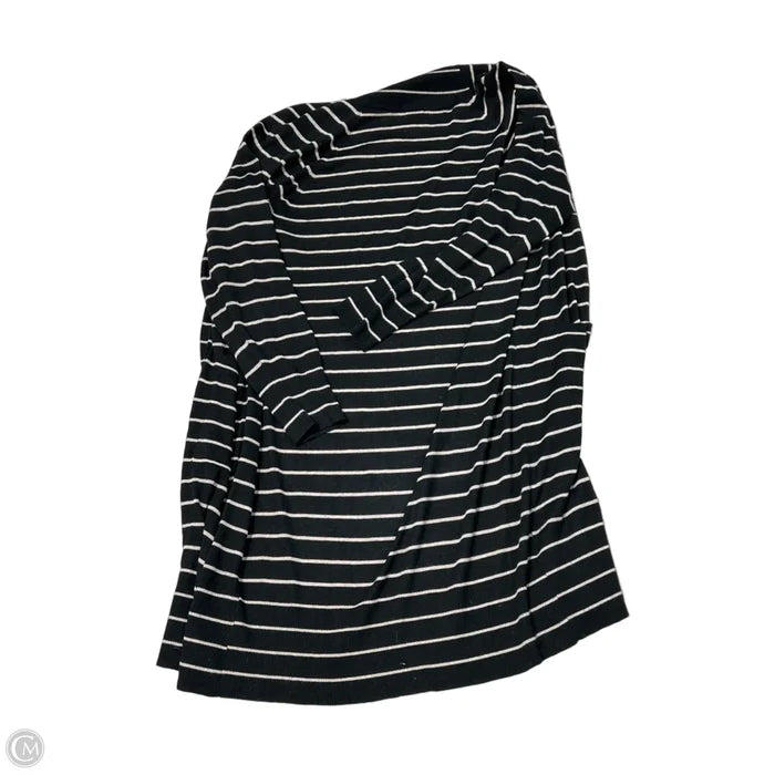 Sweater Cardigan By A New Day In Striped Pattern, Size: M
