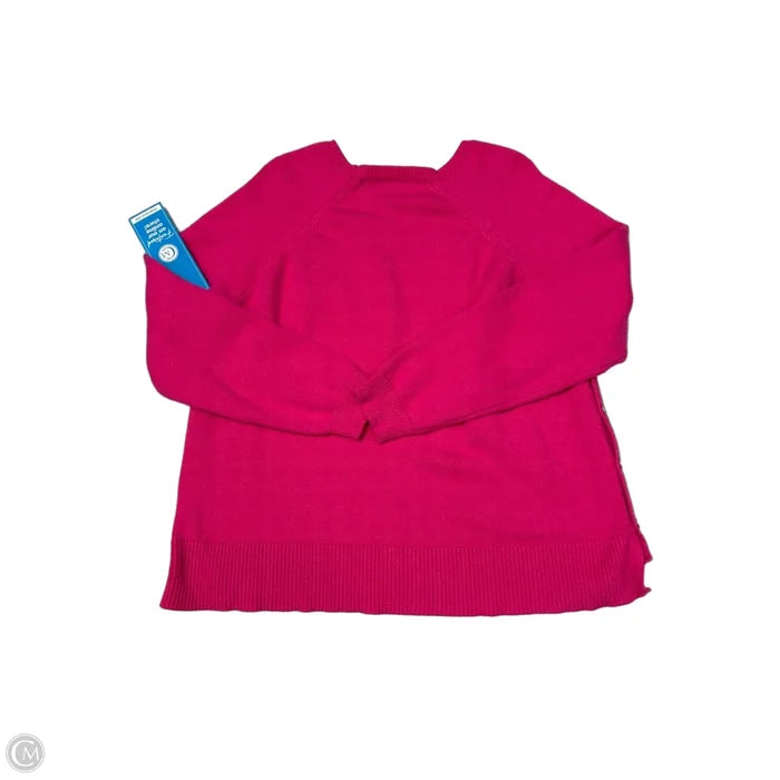 Sweater Cardigan By Aqua In Pink, Size: M