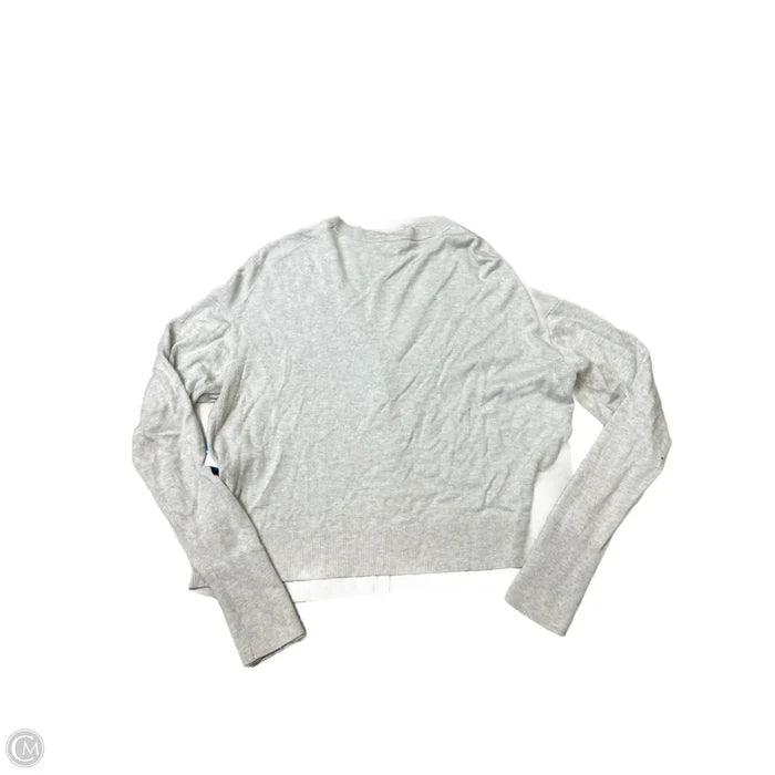 Sweater Cardigan By Athleta In Grey, Size: 1x