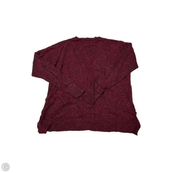 Sweater Cardigan By Madewell In Maroon, Size: S