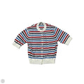 Sweater Short Sleeve By Madewell In Blue Red & White, Size: S