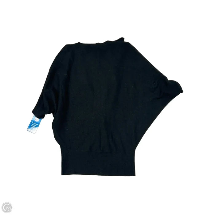 Sweater Short Sleeve By Vince In Black, Size: M