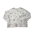 Sweatshirt Crewneck By Athleta In Purple & White, Size: L