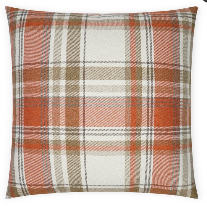 Tartan-Hickory pillow