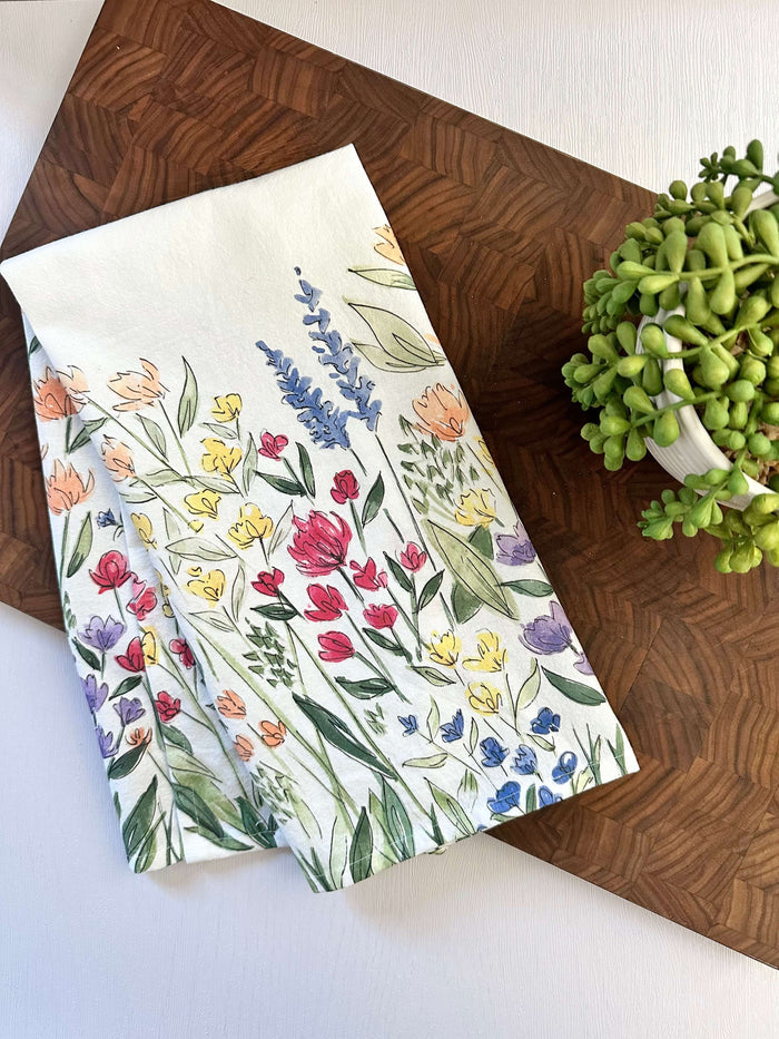 Tea Towel: Wildflowers | Art By Whitney Alyssa