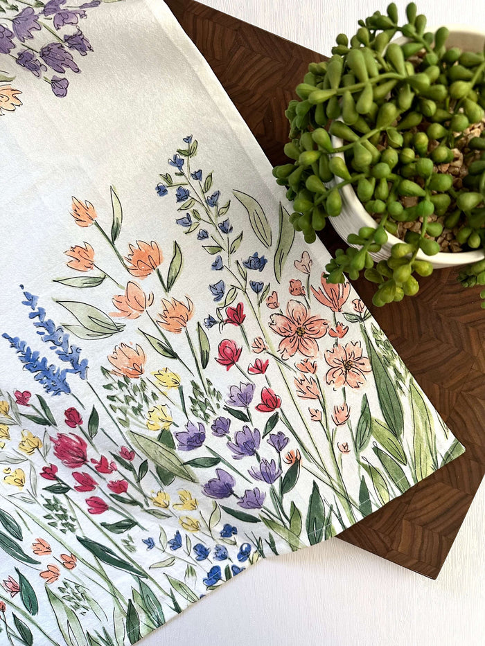 Tea Towel: Wildflowers | Art By Whitney Alyssa