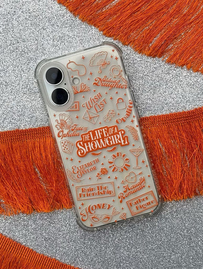 The Life Of A Showgirl Shock iPhone Case Phone Cases Skinnydip London