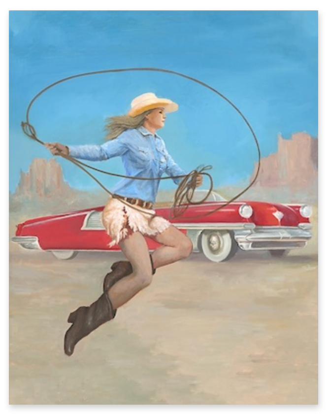 The Modern Cowgirl III 40x50