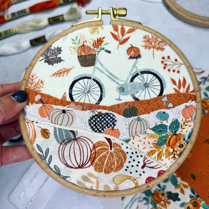 The Pumpkin Patch Fabric Collage Kit | Needle OR Thread