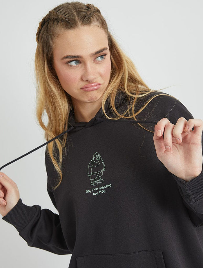 The Simpsons Android Dungeon Hoodie in Black Hoodies & Sweatshirts Skinnydip London