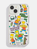 The Simpsons Bart Sticker MagSafe iPhone Case Phone Cases Skinnydip London