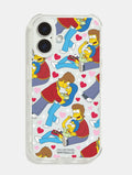 The Simpsons Homer and Marge Shock iPhone Case Phone Cases Skinnydip London