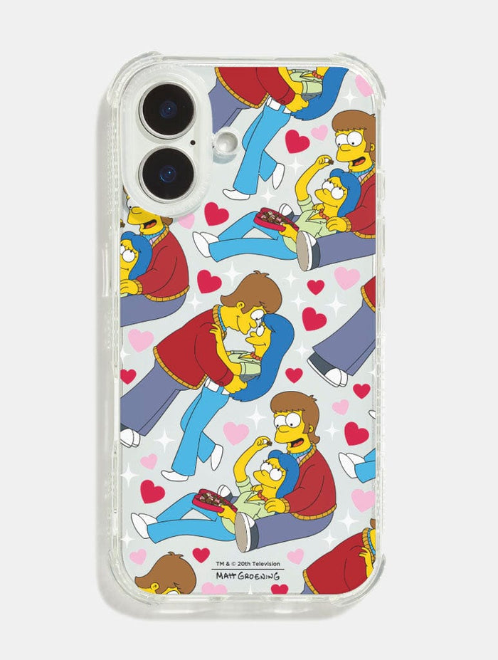 The Simpsons Homer and Marge Shock iPhone Case Phone Cases Skinnydip London