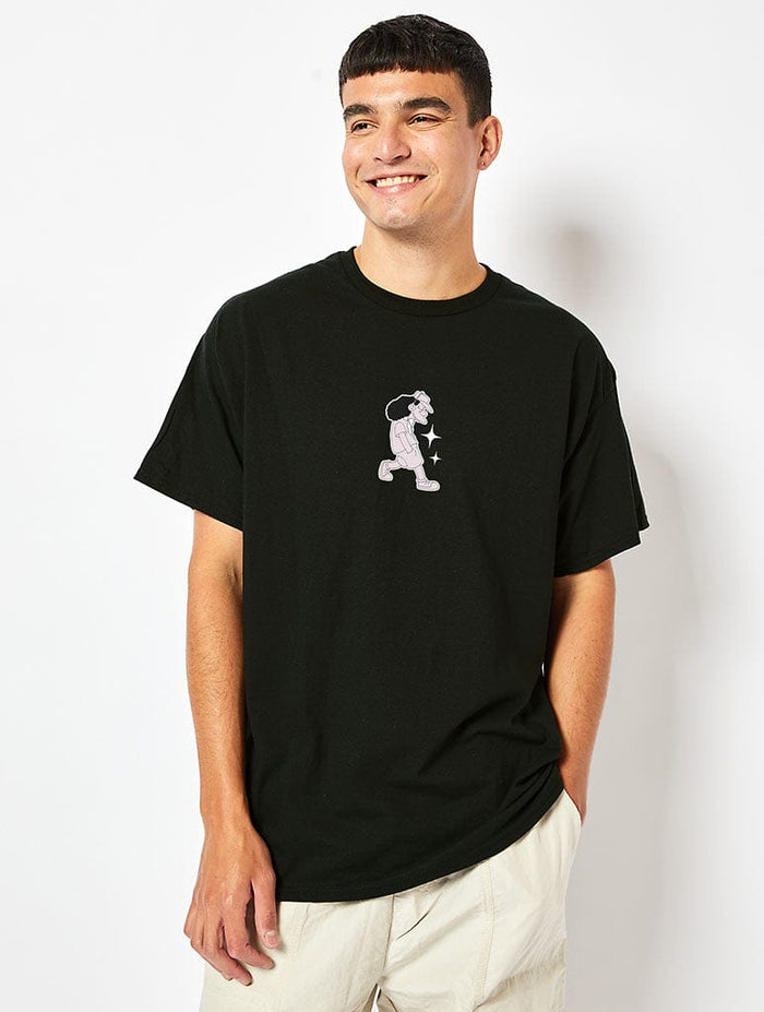 The Simpsons Otto Mann T-Shirt In Black Tops & T-Shirts Skinnydip London