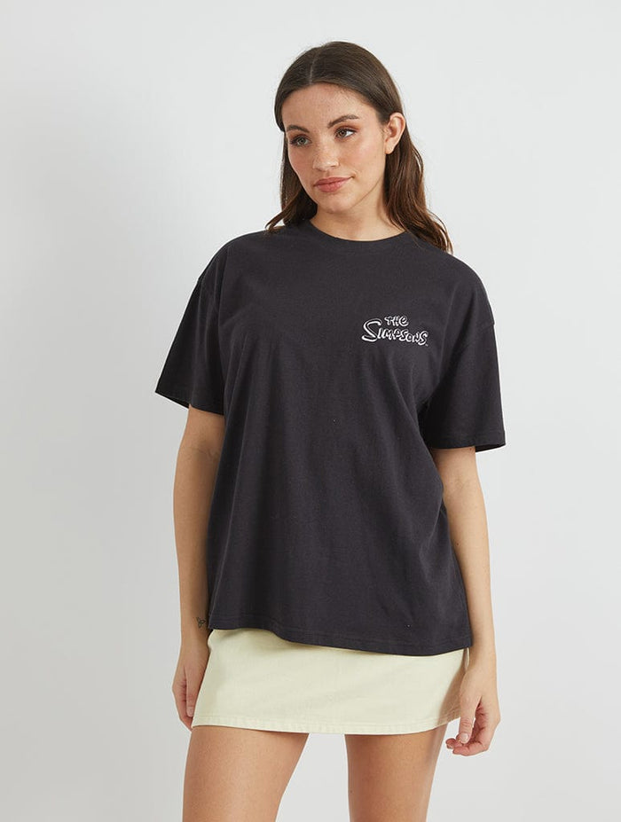 The Simpsons The Bullies T-Shirt in Black Tops & T-Shirts Skinnydip London