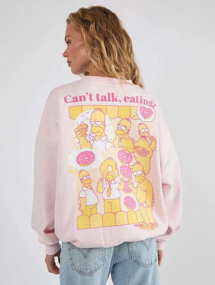 The Simpsons x Skinnydip Donut Sweatshirt Hoodies & Sweatshirts Skinnydip London