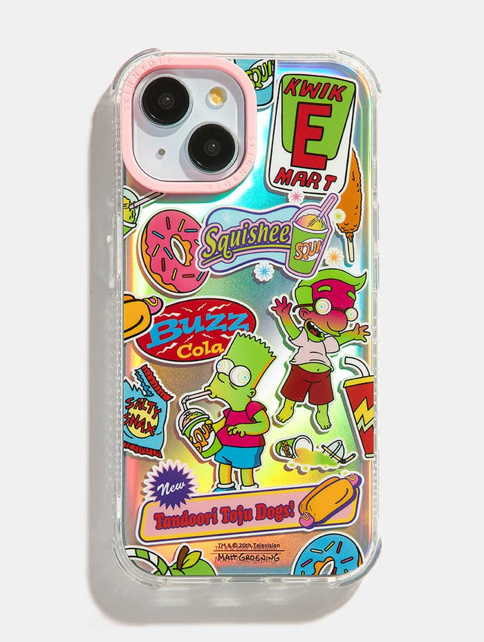 The Simpsons x Skinnydip Kwik-E-Mart Sticker Shock iPhone Case Phone Cases Skinnydip London