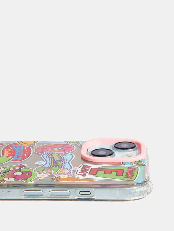 The Simpsons x Skinnydip Kwik-E-Mart Sticker Shock iPhone Case Phone Cases Skinnydip London