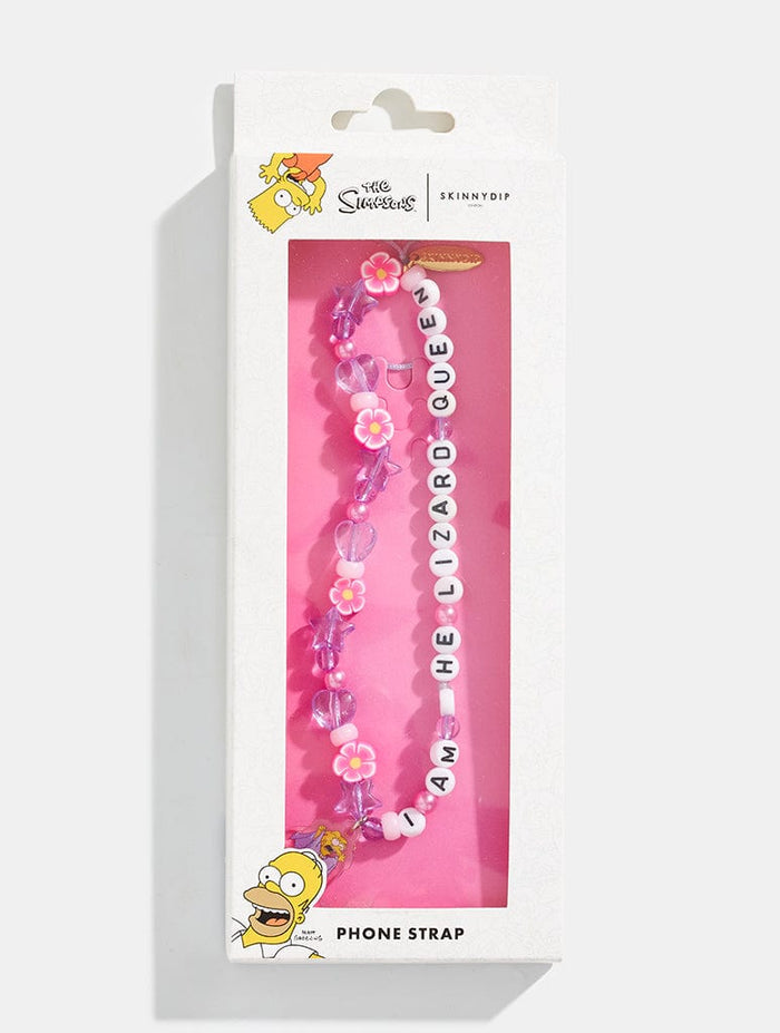 The Simpsons x Skinnydip Lizard Queen Phone Strap Phone Grips Skinnydip London