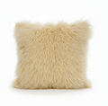 Tibetan Lamb Pillow Champagne 31"w x 37"h
