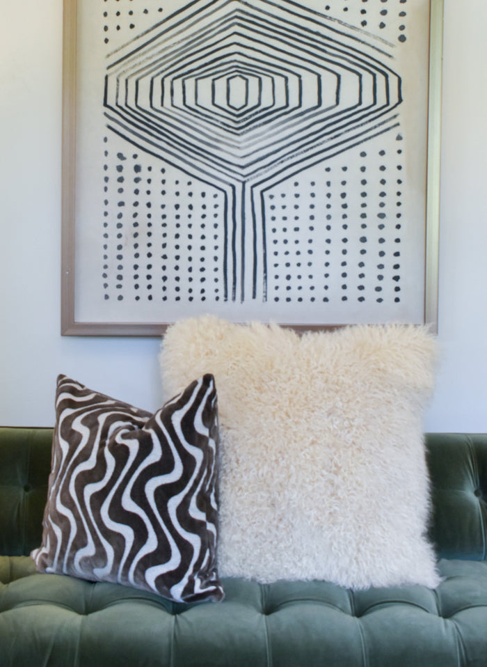 Tibetan Pillows Off White 26x26