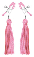 Tickle Me Pink Nipple Clamp Tassels