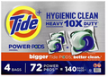 Tide Hygienic Clean Heavy Duty Power PODS Laundry Detergent Pacs, Original (72 ct.) - Eshop House LLC