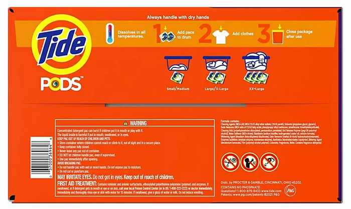 Tide PODS Liquid Laundry Detergent Pacs, Spring Meadow (168 ct.) - Eshop House LLC