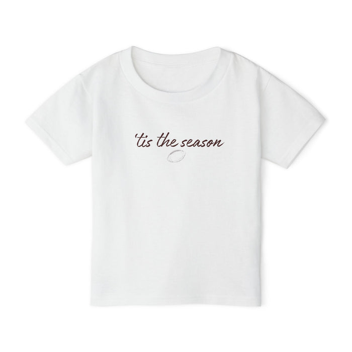 Toddler 'tis the season football t shirt