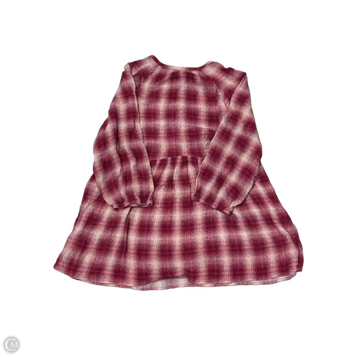 Top 3/4 Sleeve By Maeve In Plaid Pattern, Size: Xs