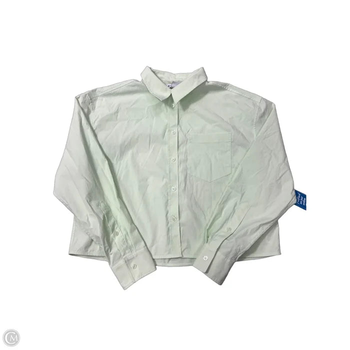 Top Long Sleeve By Athleta In Green, Size: M