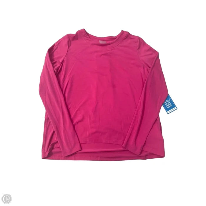 Top Long Sleeve By Athleta In Pink, Size: Xs