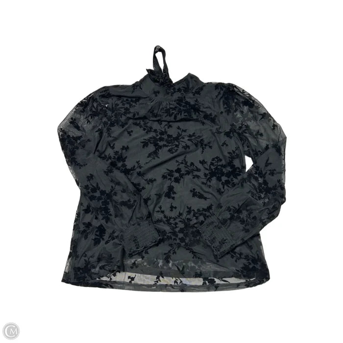 Top Long Sleeve By Dr2 In Black, Size: M