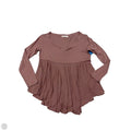 Top Long Sleeve By Free People In Purple, Size: M