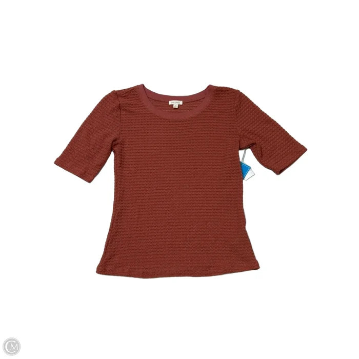 Top Short Sleeve By Pilcro In Orange, Size: S