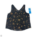 Top Sleeveless By Halogen In Black & Brown, Size: Xxl