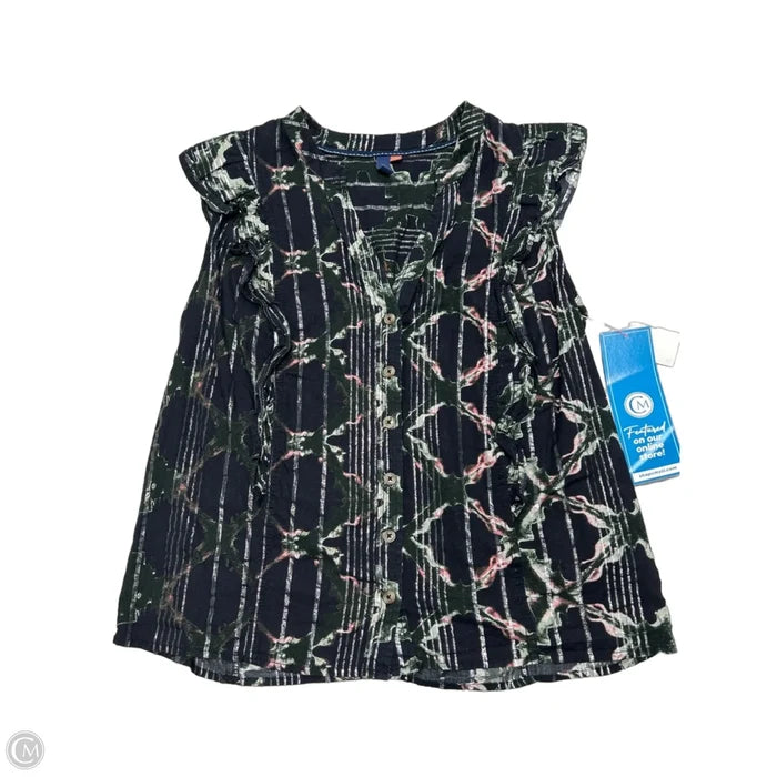 Top Sleeveless By Pilcro In Navy, Size: S