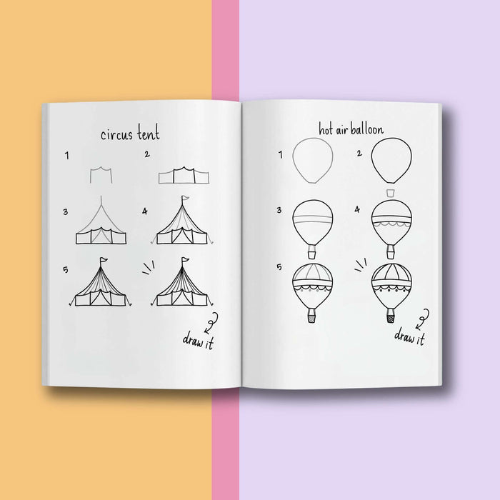 Travel Adventure Line Drawing by Peggy Dean | The Pigeon Letters
